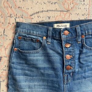 Madewell Slim Wide-leg Crop Button-Fly Jeans